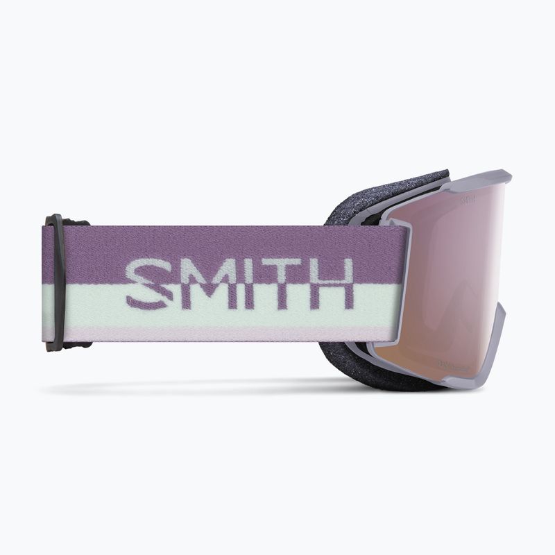 Smith Squad S lunar fog split/chroma everyday rose gold mirror ski goggles 4