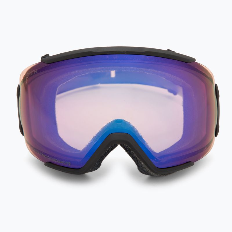 Smith Sequence OTG black/chromapop pro photochromic blue mirror ski goggles 2