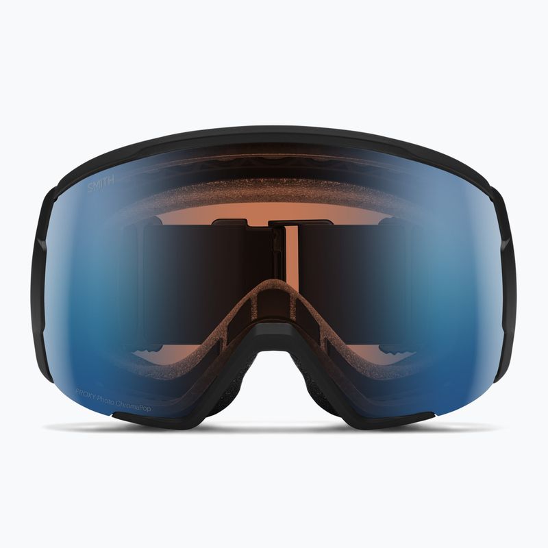 Smith Proxy black/ chromapop pro photochromic blue mirror ski goggles 2