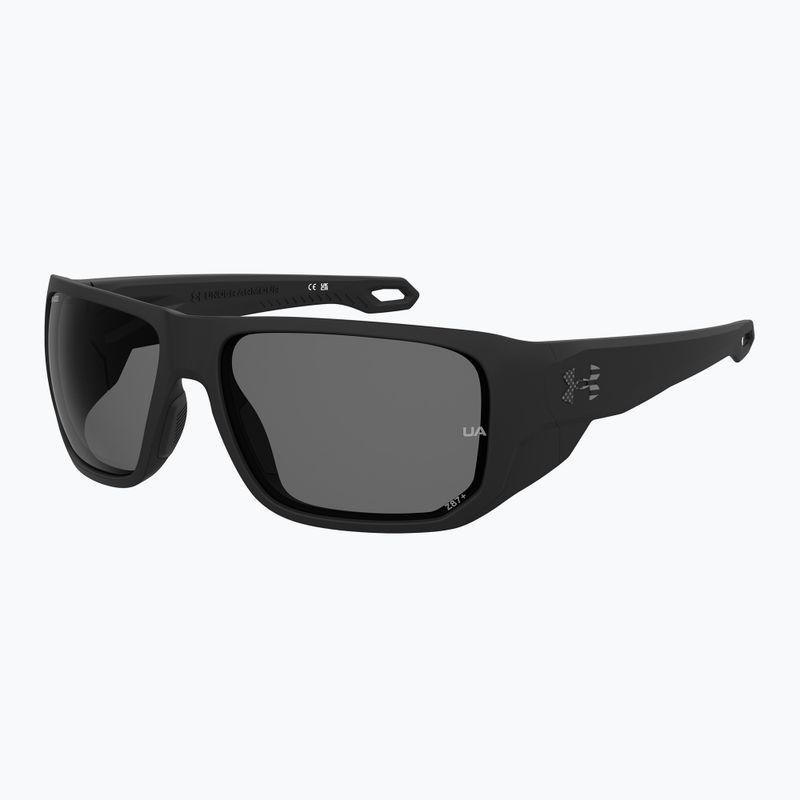 Men's Under Armour Attack MD S3 matte black/grey polarized oleophobic sunglasses 2