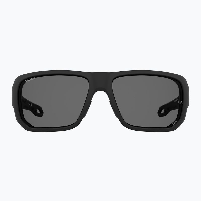 Men's Under Armour Attack MD S3 matte black/grey polarized oleophobic sunglasses 3