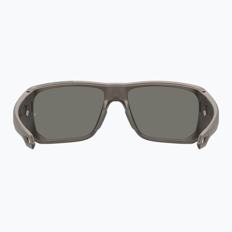 Men's Under Armour Attack MD S3 brwn metlzed/gold mirror oleophobic sunglasses 4