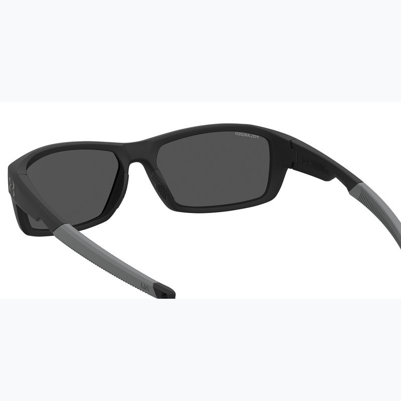 Under Armour Fanatical S3 matte black/grey polarised men's sunglasses 6