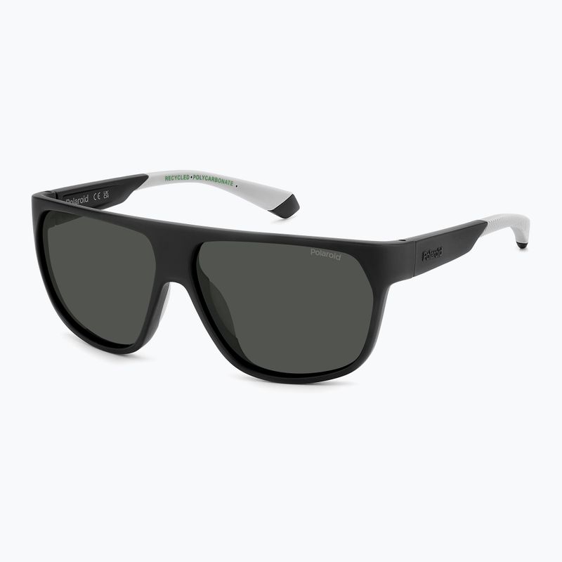 Polaroid PLD 7053/S matte black/grey polarised men's sunglasses 2