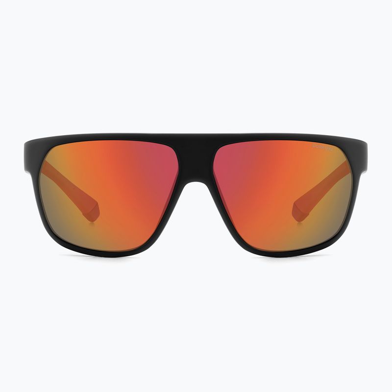 Polaroid men's PLD 7053/S matte black red/red multilayer polarised sunglasses 3