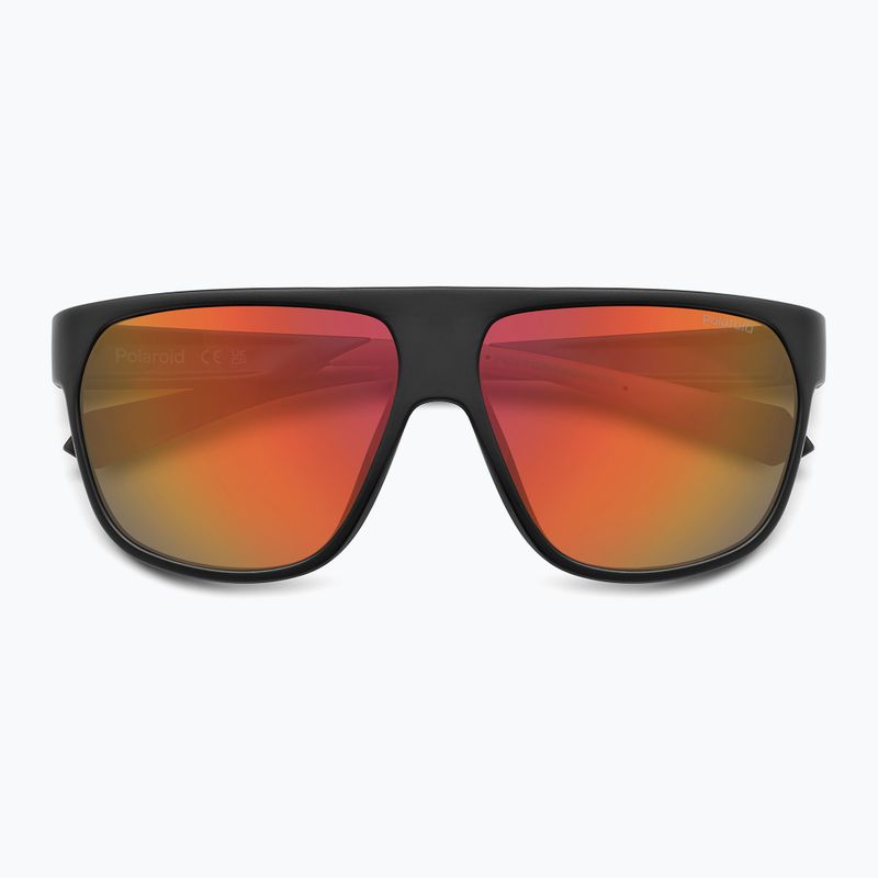 Polaroid men's PLD 7053/S matte black red/red multilayer polarised sunglasses 4