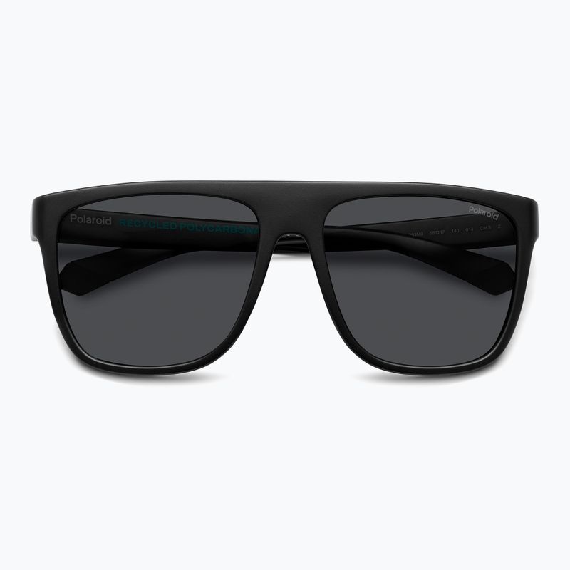 Polaroid PLD 2162/S matte black/grey polarised men's sunglasses 4