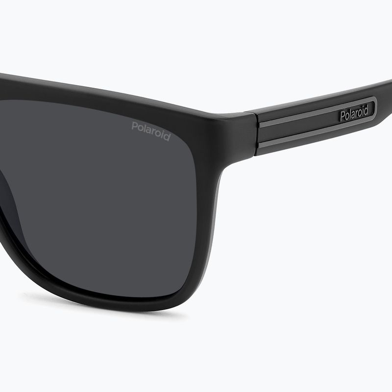 Polaroid PLD 2162/S matte black/grey polarised men's sunglasses 5