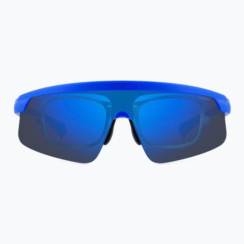 Polaroid PLD 7056/CI/S matt blue/blue mirror polarised men's sunglasses 3