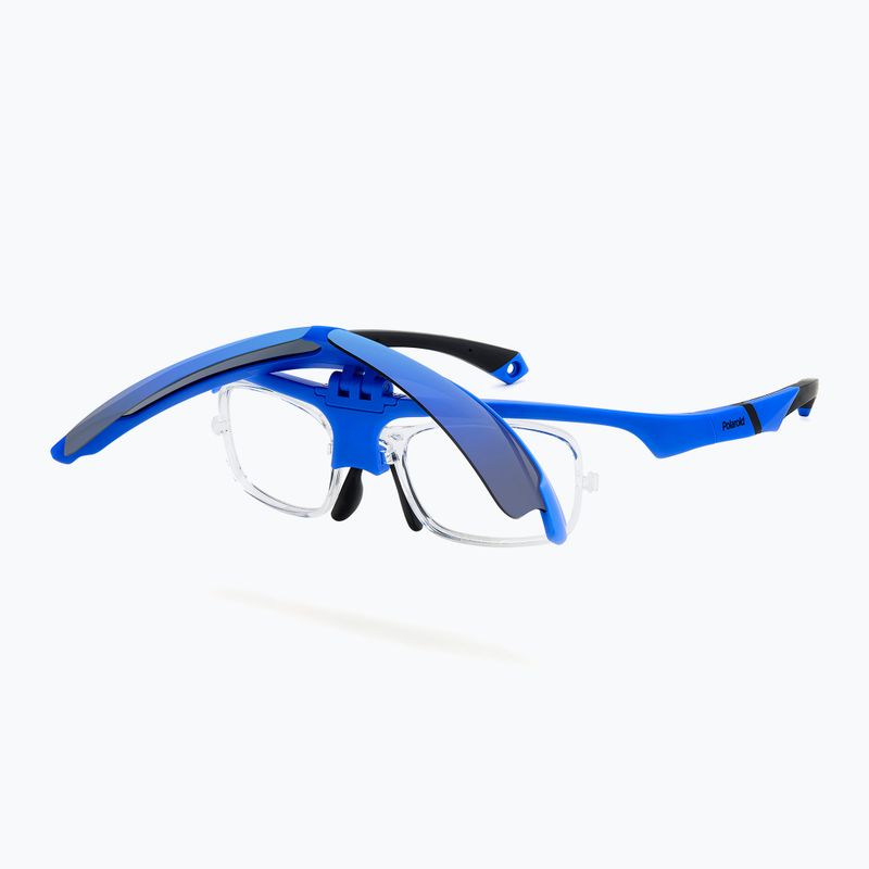 Polaroid PLD 7056/CI/S matt blue/blue mirror polarised men's sunglasses 6