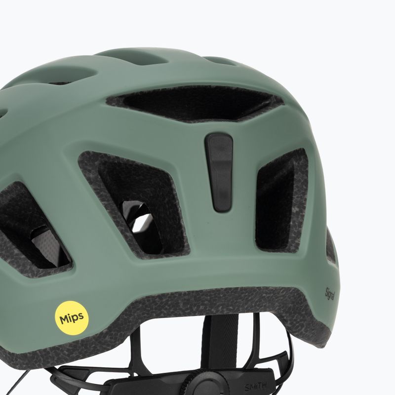 Smith Signal MIPS matte sagebrush bike helmet 7