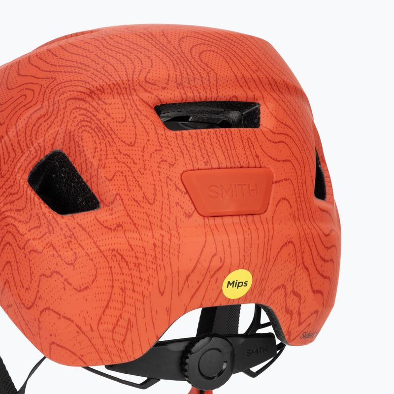 Smith Sidekick Jr MIPS matte blaze children's bike helmet 7