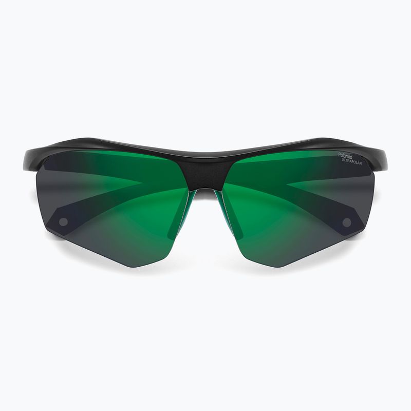 Polaroid PLD 7055/S matte black green/green mirror polarized hc men's sunglasses 4