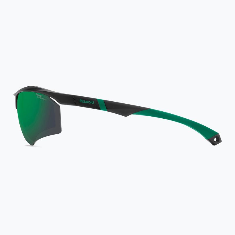 Polaroid PLD 7055/S matte black green/green mirror polarized hc men's sunglasses 6