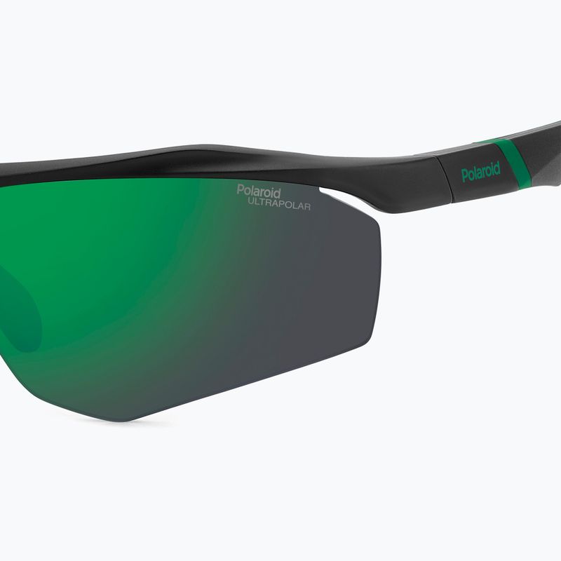 Polaroid PLD 7055/S matte black green/green mirror polarized hc men's sunglasses 7