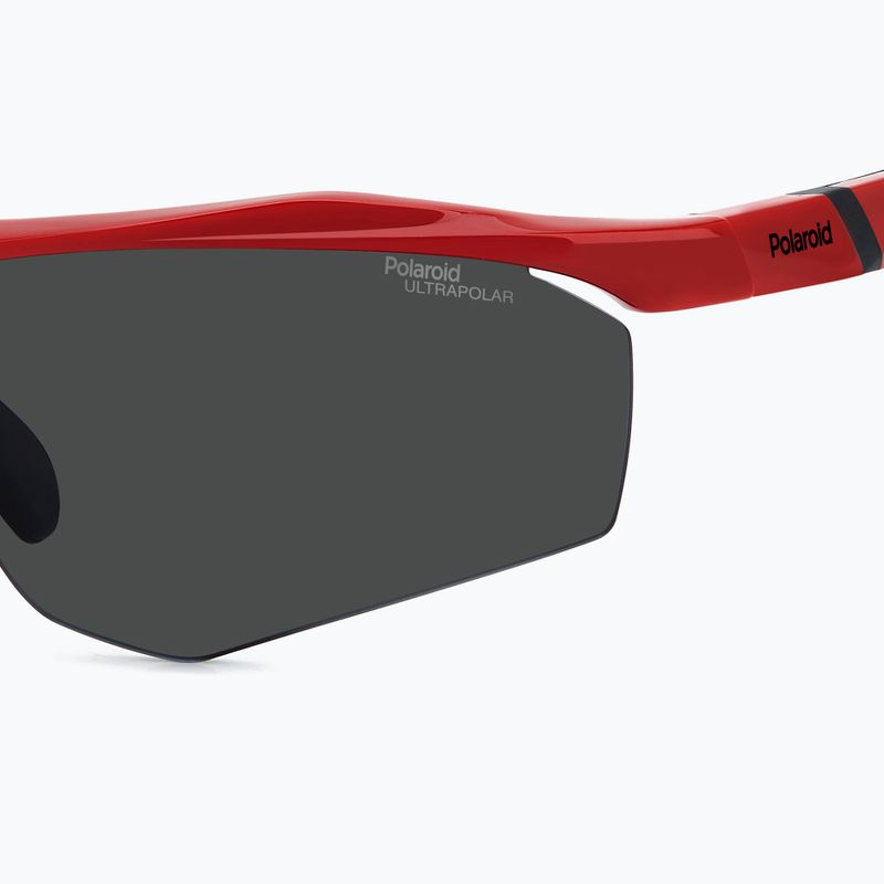 Sunglasses Polaroid PLD 7055/S red/grey polarized high contrast 7