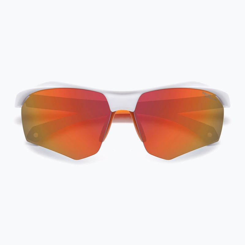 Men's Polaroid PLD 7055/S white/red multilayer polarized high contrast sunglasses 4