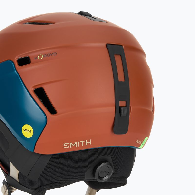 Smith Accel MIPS ski helmet matte rust steel 8
