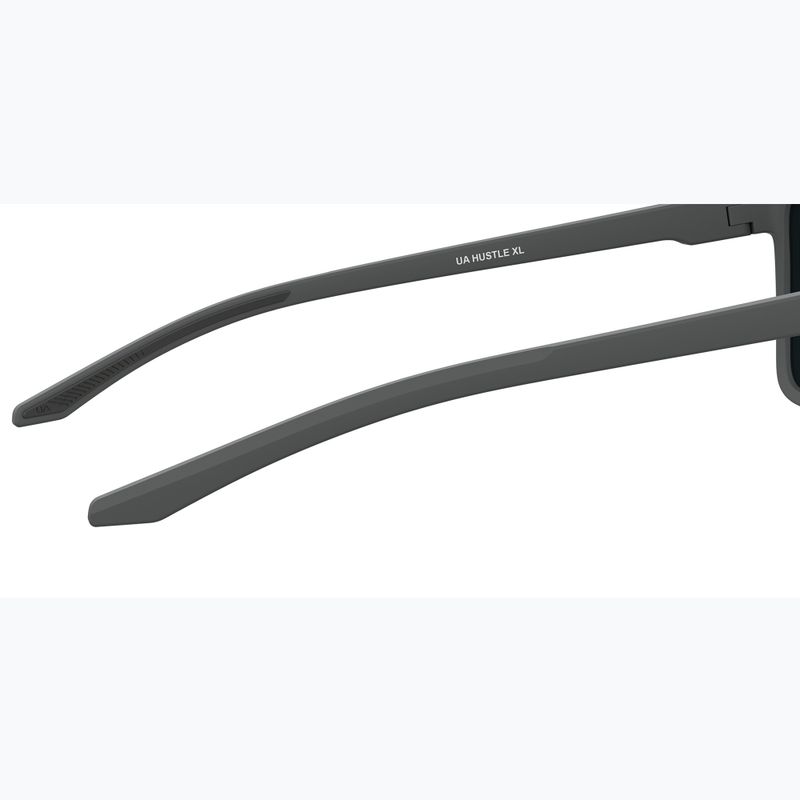 Under Armour Hustle XL S3 Matte grey/green multilayer oleophobic sunglasses 8