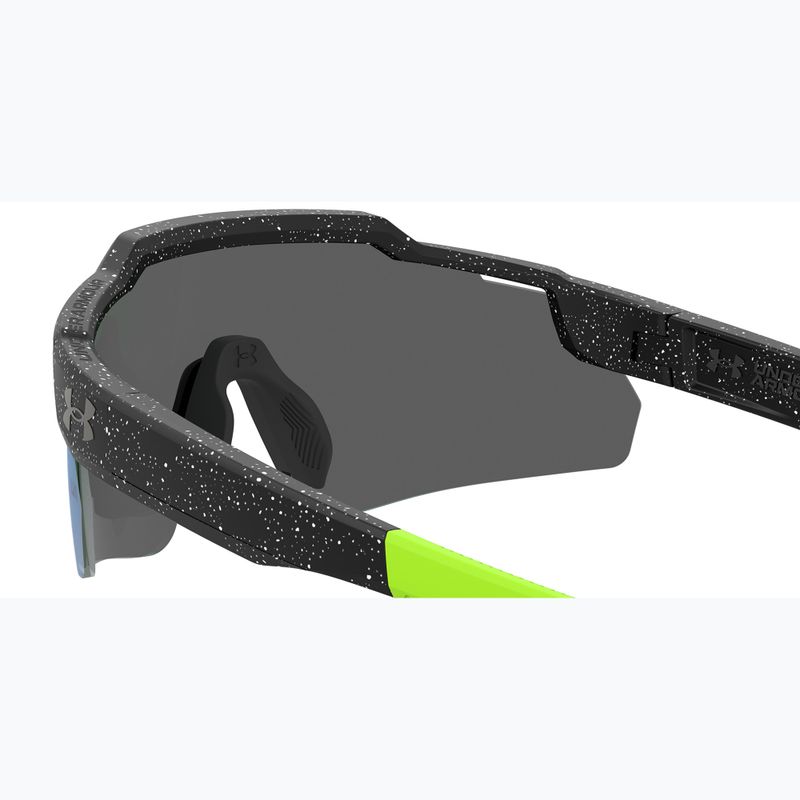 Under Armour Levelup Jr S3 pattern black white/green multilayer children's sunglasses 6