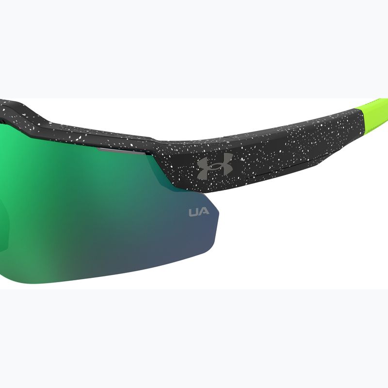 Under Armour Levelup Jr S3 pattern black white/green multilayer children's sunglasses 7
