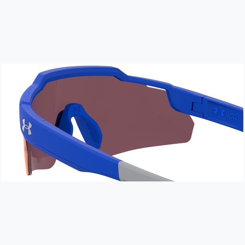 Under Armour Levelup Jr S3 matte blue grey/infrared children's sunglasses 6