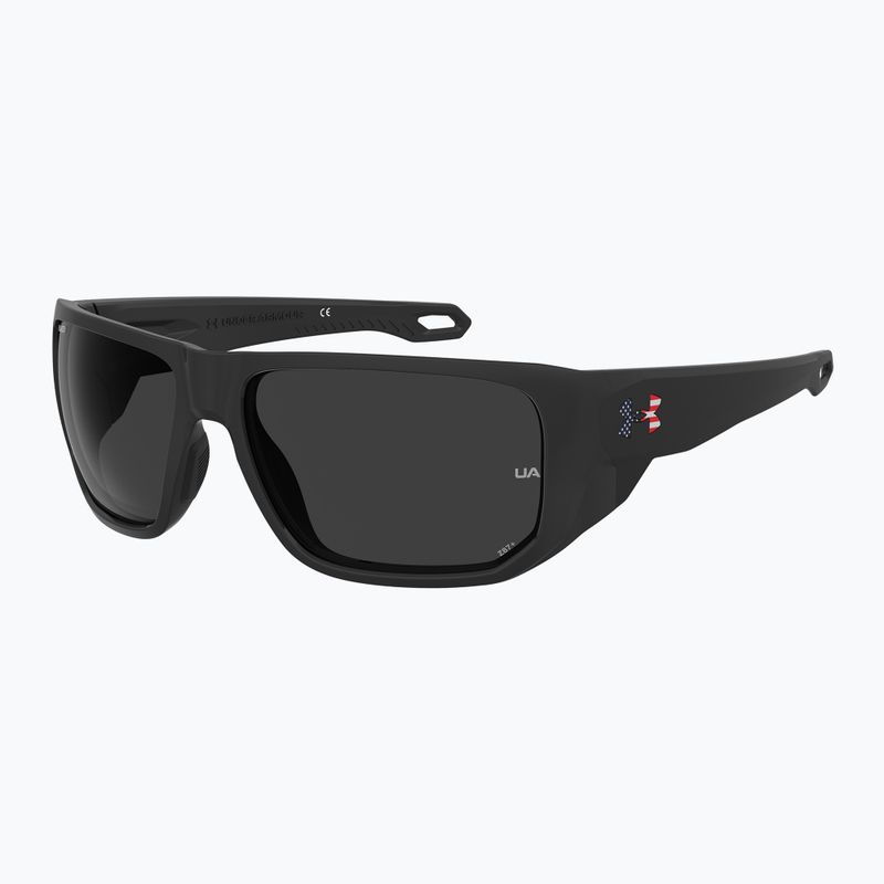 Under Armour Attack 2 black multicolor/grey polarised oleophobic men's sunglasses 2