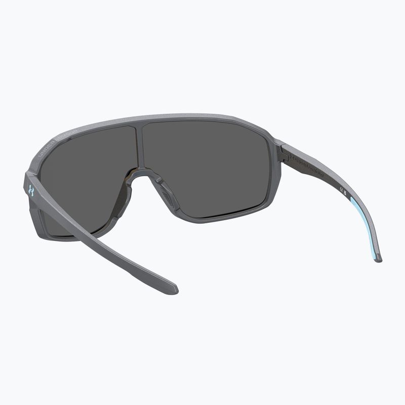 Under Armour Gameday Jr S3 metalized grey/blue multilayer children's sunglasses 6