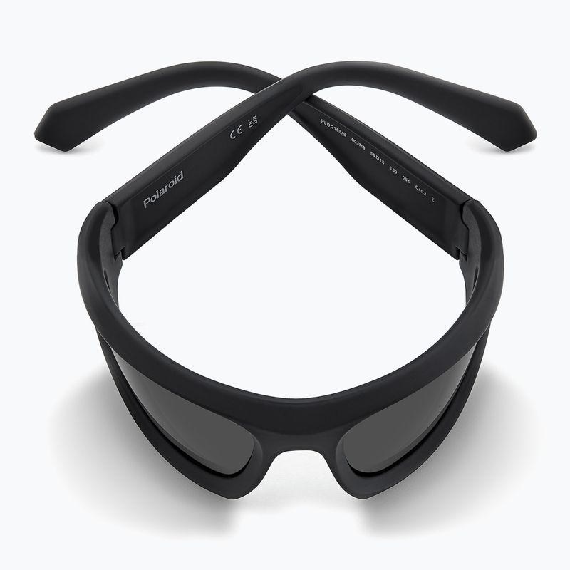 Polaroid PLD 2165/S matte black/grey polarised sunglasses 8