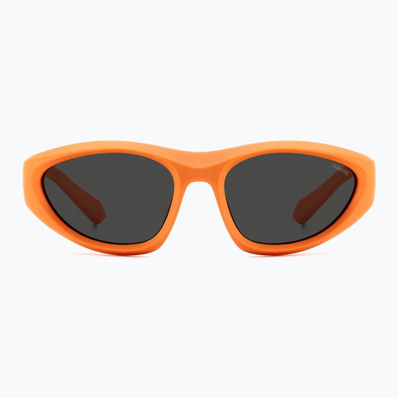 Polaroid PLD 2165/S matte orange/grey polarised sunglasses 3