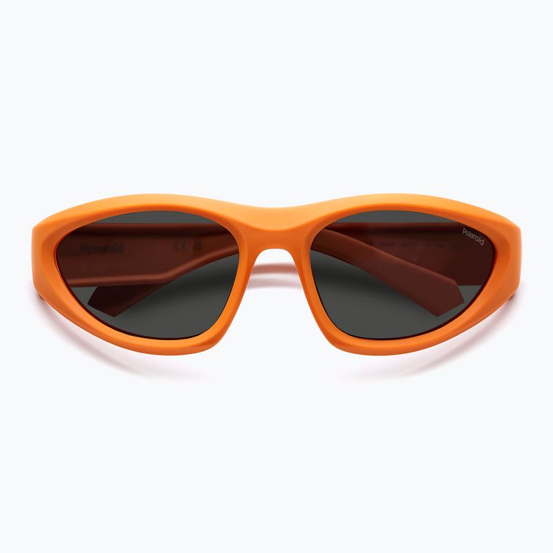Polaroid PLD 2165/S matte orange/grey polarised sunglasses 4