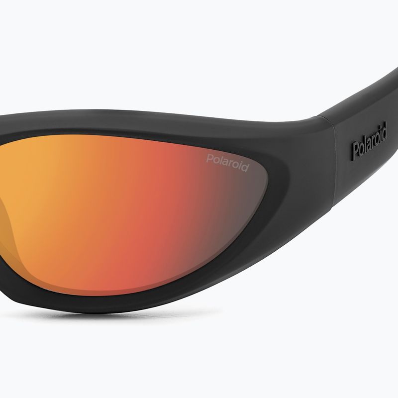 Polaroid PLD 2165/S matte black red/red multilayer polarised sunglasses 8