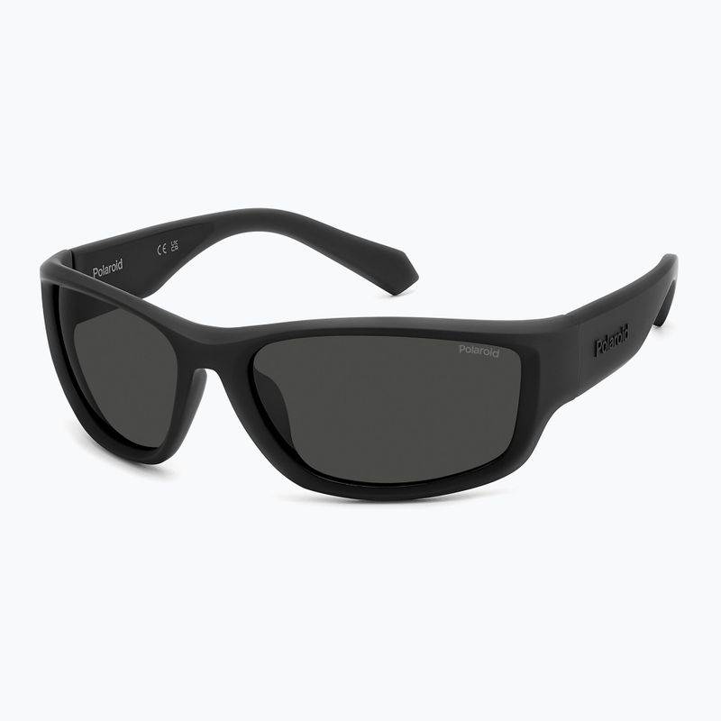 Polaroid PLD 2166/S matte black/grey polarised men's sunglasses 2