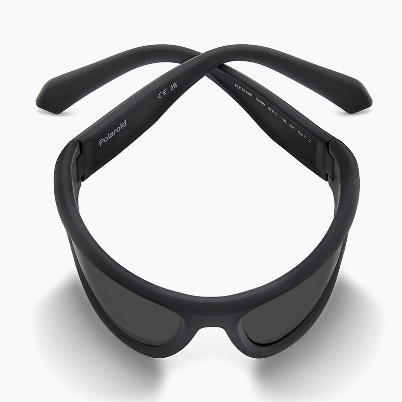 Polaroid PLD 2166/S matte black/grey polarised men's sunglasses 8