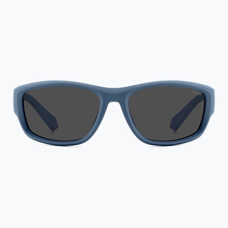 Polaroid PLD 2166/S matte blue/grey polarised men's sunglasses 3