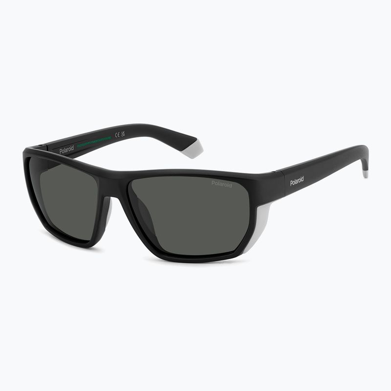 Polaroid PLD 7057/S matte black/grey polarised men's sunglasses 2