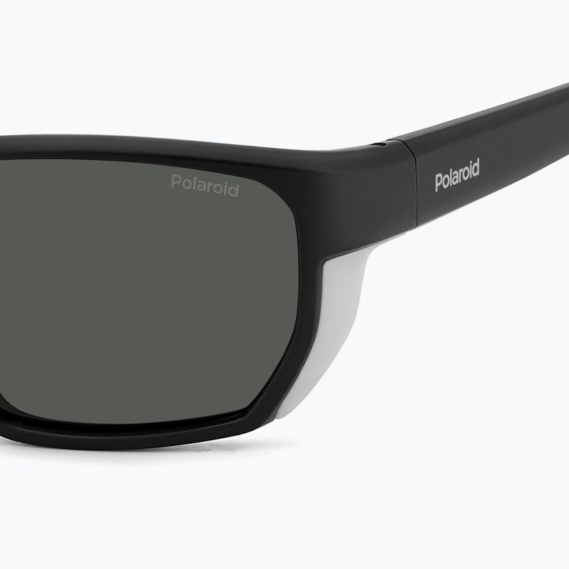 Polaroid PLD 7057/S matte black/grey polarised men's sunglasses 6