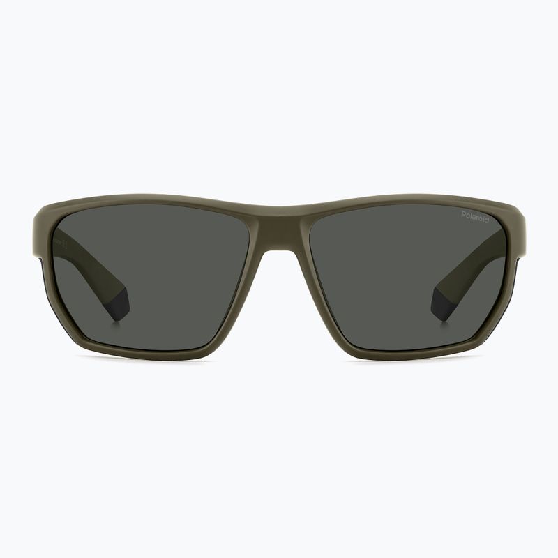 Polaroid PLD 7057/S matte green/grey polarised men's sunglasses 3