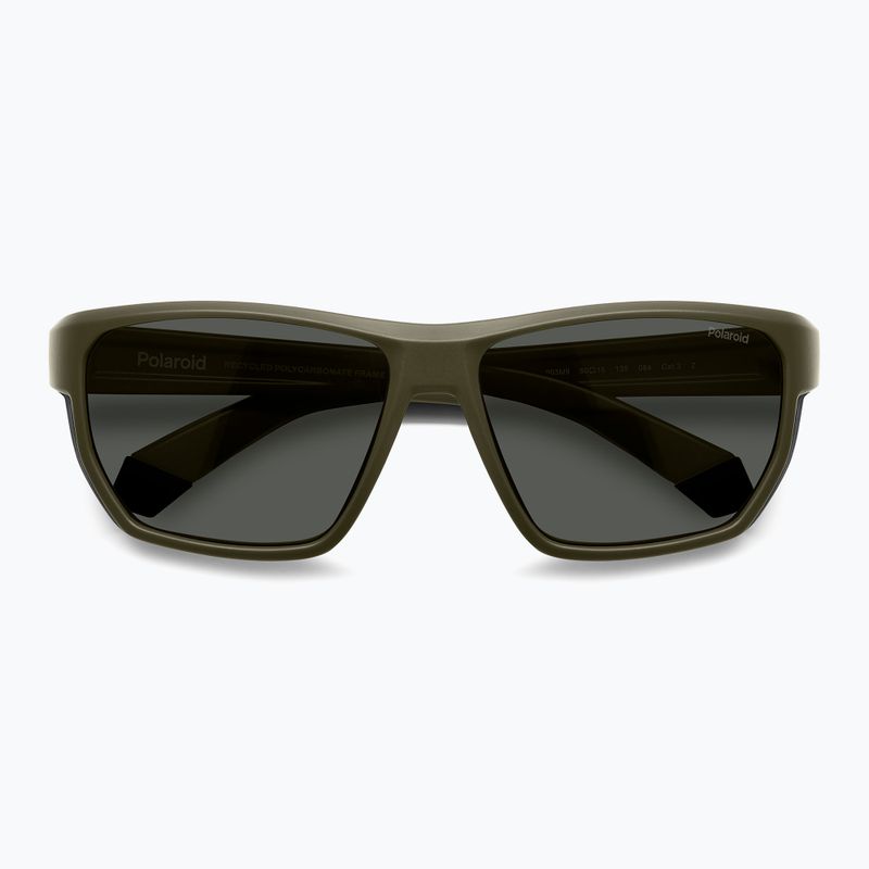 Polaroid PLD 7057/S matte green/grey polarised men's sunglasses 4