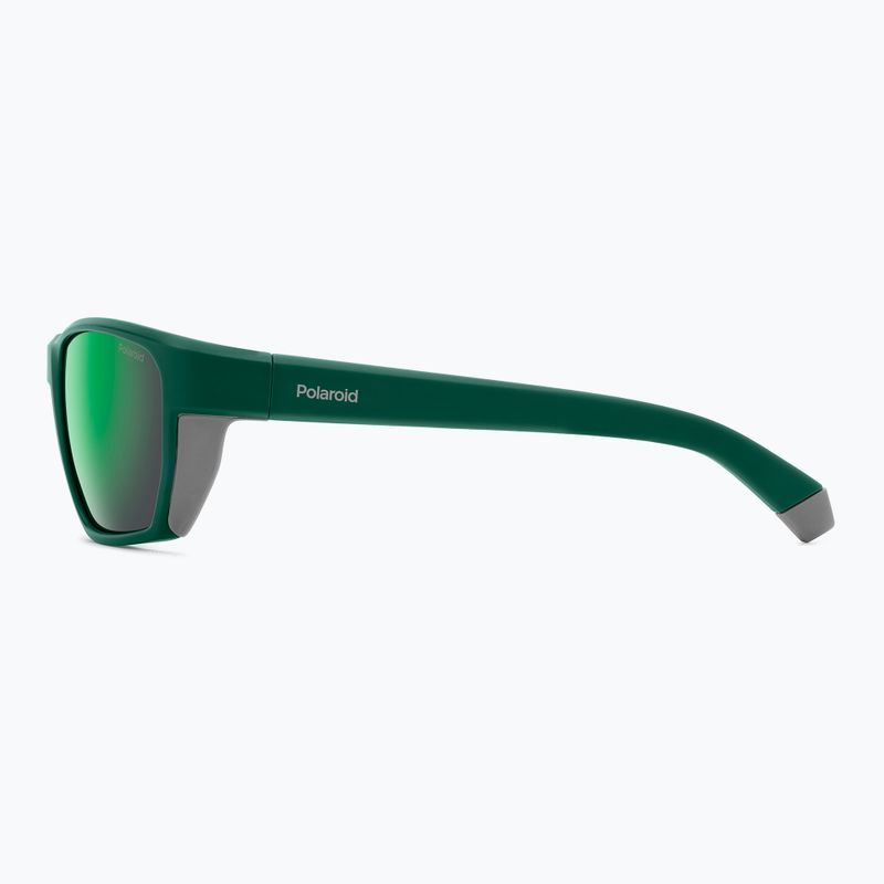 Polaroid PLD 7057/S matte teal/greygreen mirror polarised men's sunglasses 6