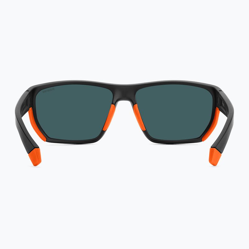 Polaroid PLD 7057/S matte black orange/red multilayer polarised men's sunglasses 5