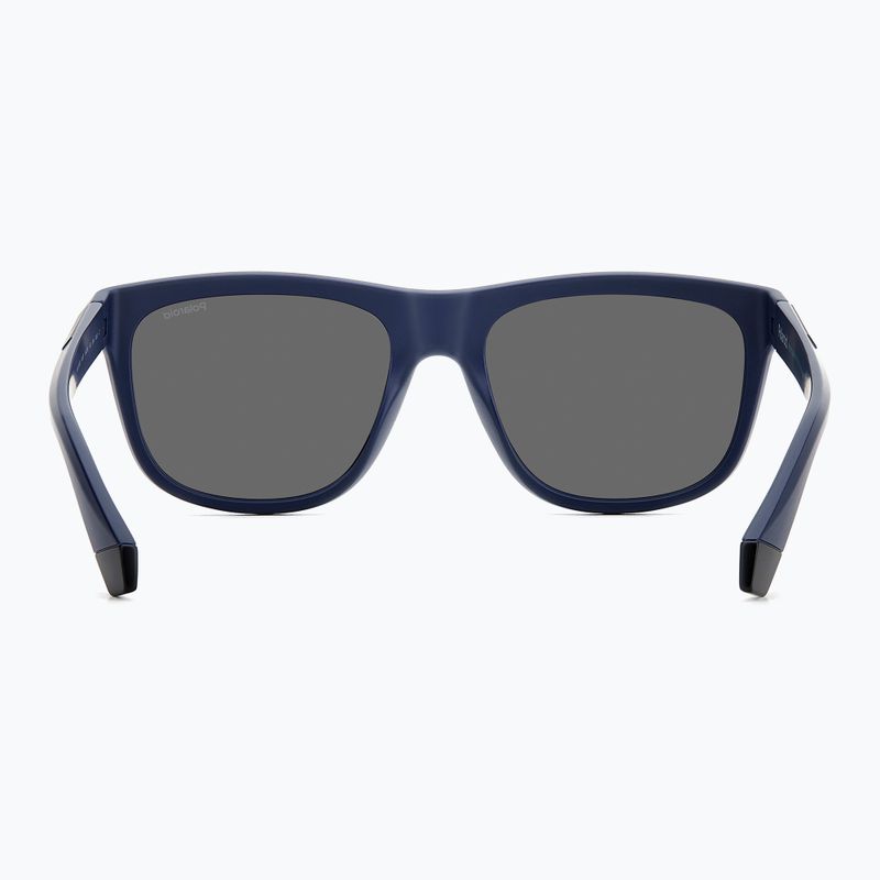 Polaroid PLD 2163/S matte blue/blue mirror polarised sunglasses 5
