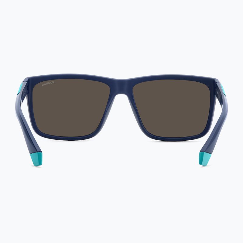 Polaroid PLD 2164/S matte blue/blue mirror polarised men's sunglasses 5