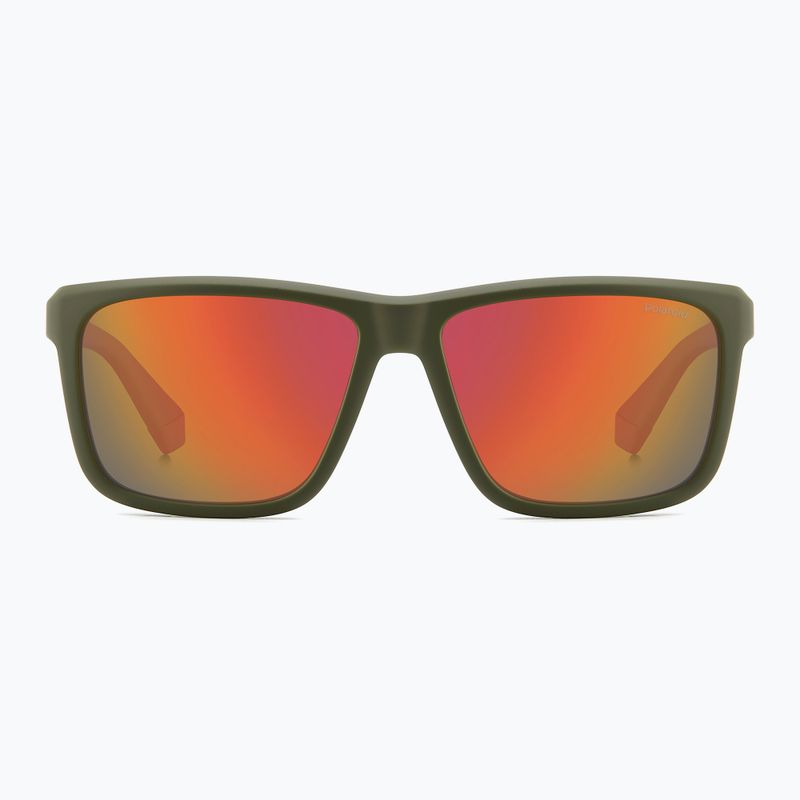 Polaroid PLD 2164/S military green/red multilayer polarised men's sunglasses 3