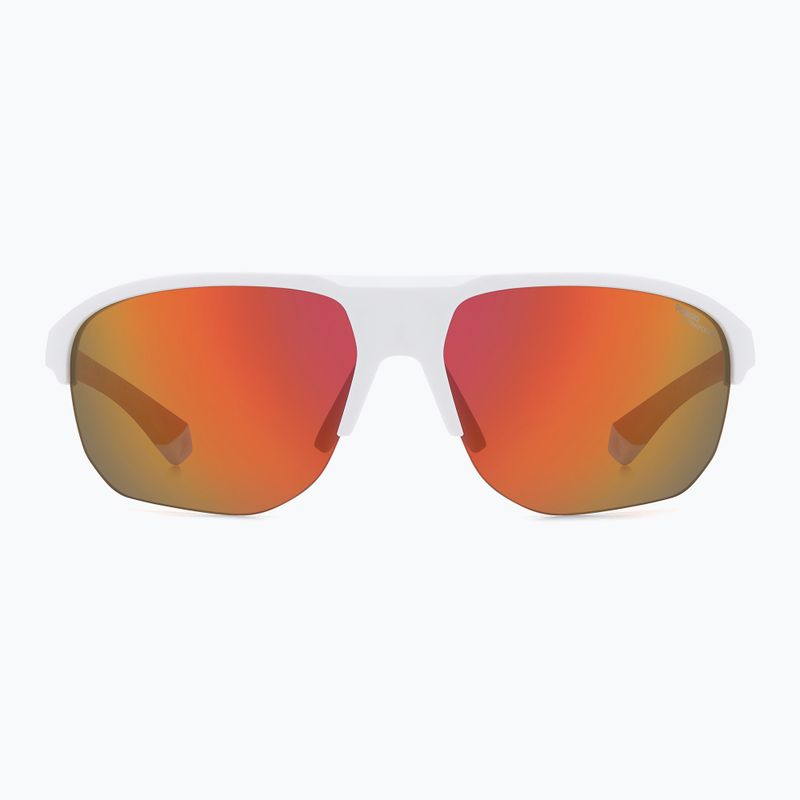 Polaroid PLD 7059/S matte white/red multilayer polarized hc men's sunglasses 3