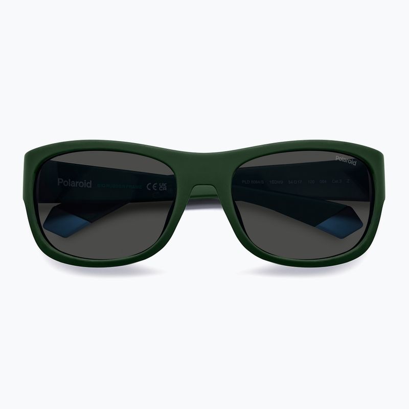 Polaroid PLD 8064/S green/grey polarised children's sunglasses 4