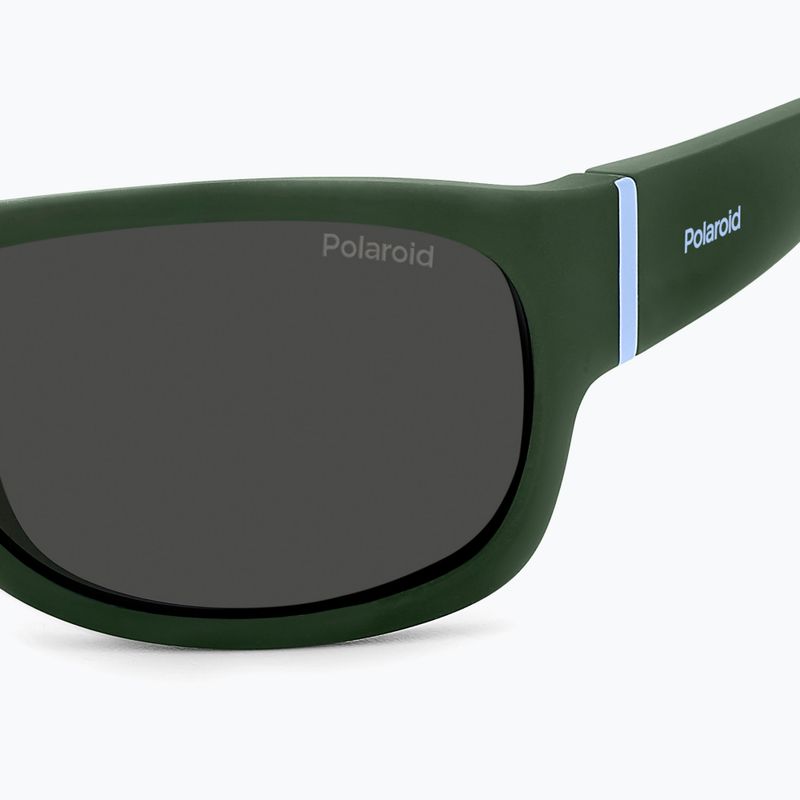 Polaroid PLD 8064/S green/grey polarised children's sunglasses 5