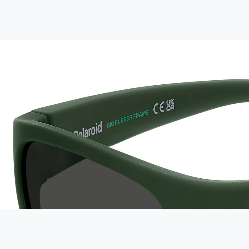Polaroid PLD 8064/S green/grey polarised children's sunglasses 6