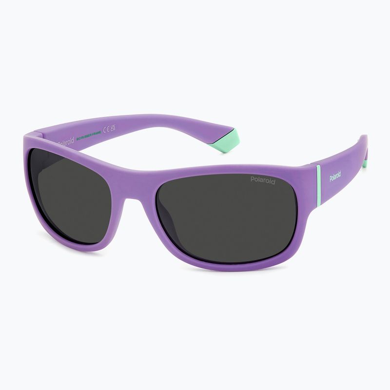 Polaroid PLD 8064/S violet/grey polarised children's sunglasses 2