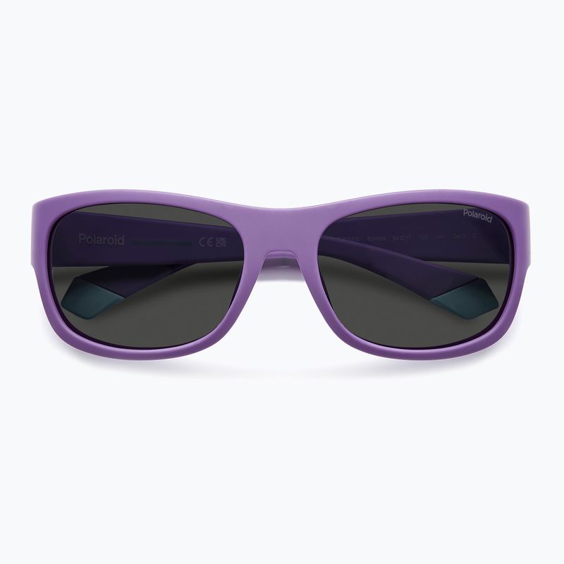 Polaroid PLD 8064/S violet/grey polarised children's sunglasses 4